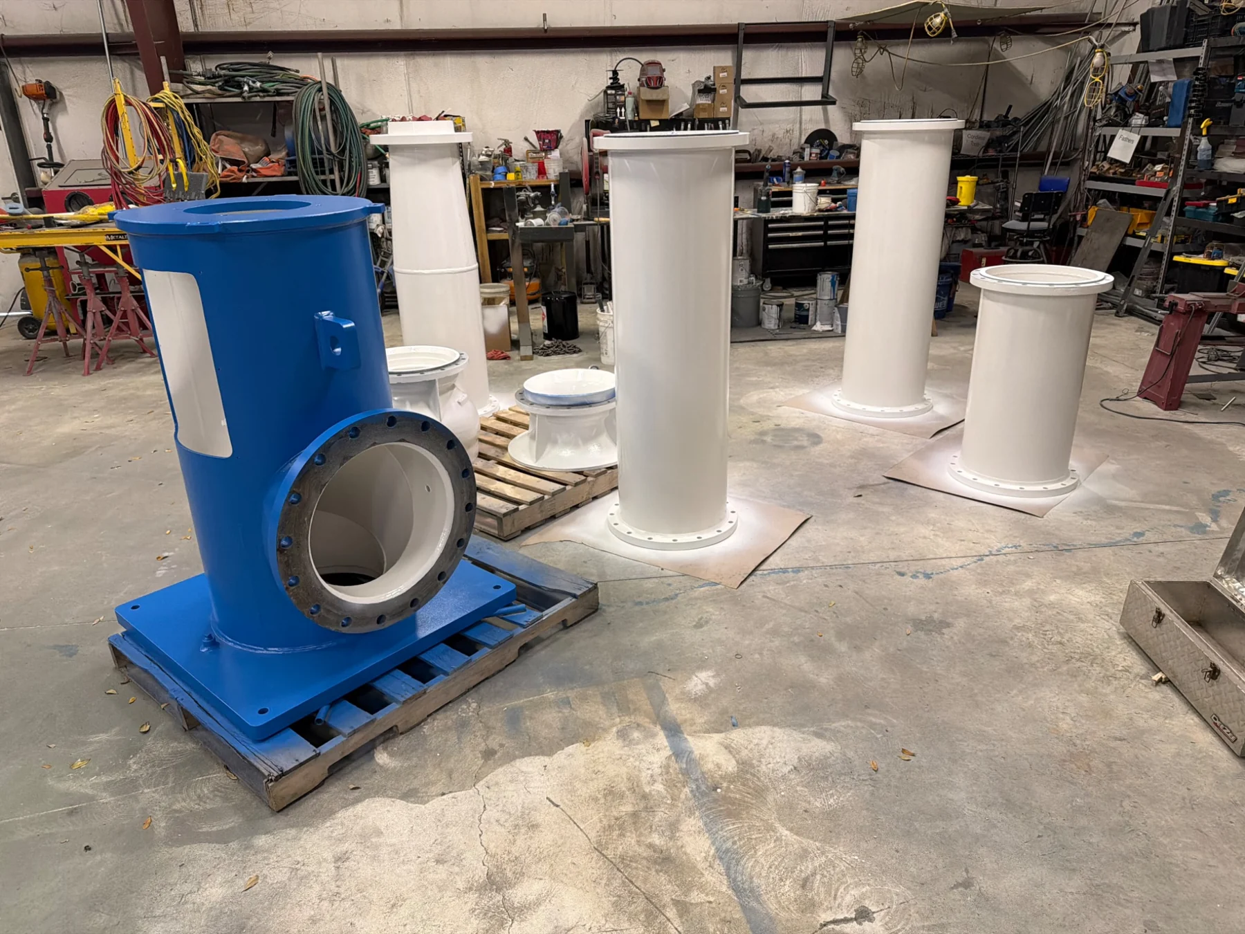 Kolshak Industries municipal pump assembly with protective coatings